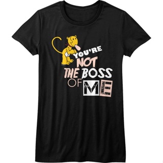 Womens Youre Not The Boss Of Me Popeye Shirt เสื้อยืดวินเทจ เสื้อยืด oversize เสื้อทหาร_03