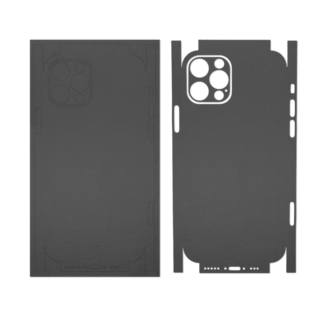 2 ชิ้นสีดําโลโก้ Cutout Anti-Scratch สติกเกอร์ผิวใช้งานร่วมกับ iPhone 7 8 Plus X XR 11 12 13 14 15 16 17 Pro Max Mini
