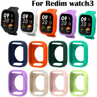 เคสป้องกันเต็มรูปแบบ สําหรับ Xiaomi Redmi watch 3 SmartWatch Mi watch lite 3 เคสกรอบ ซิลิโคนนิ่ม ป้องกันหน้าจอ