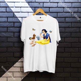 Snow White T-shirt and 7 beautiful short sleeves Unisex dwarfs super cute and cute - I5SWD014_03