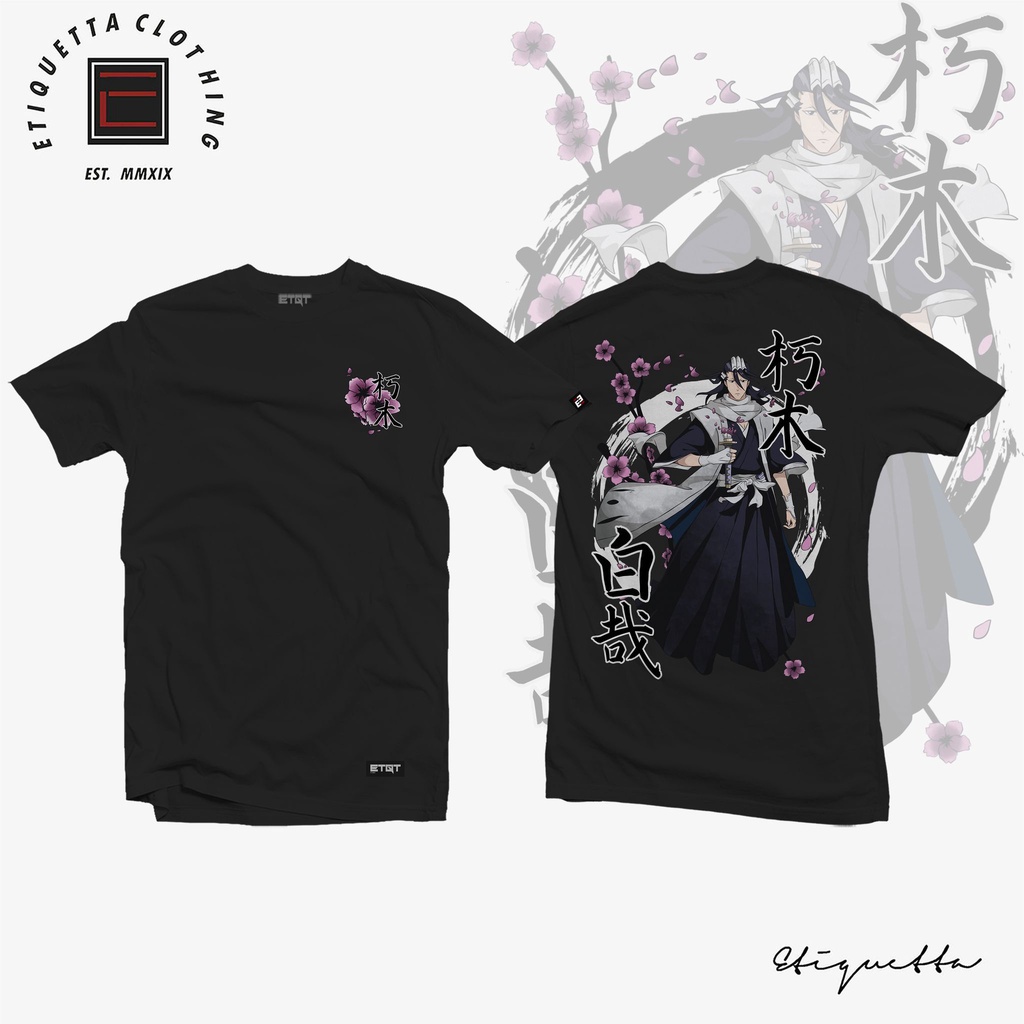 [S-5XL]#ถูกสุด Anime Shirt - ETQTCo. - Bleach - Byakuya