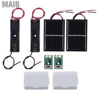 Maib Solar Light Control Panel Set 1.2V PCB Solar Lamp Control Board Kit for Yard