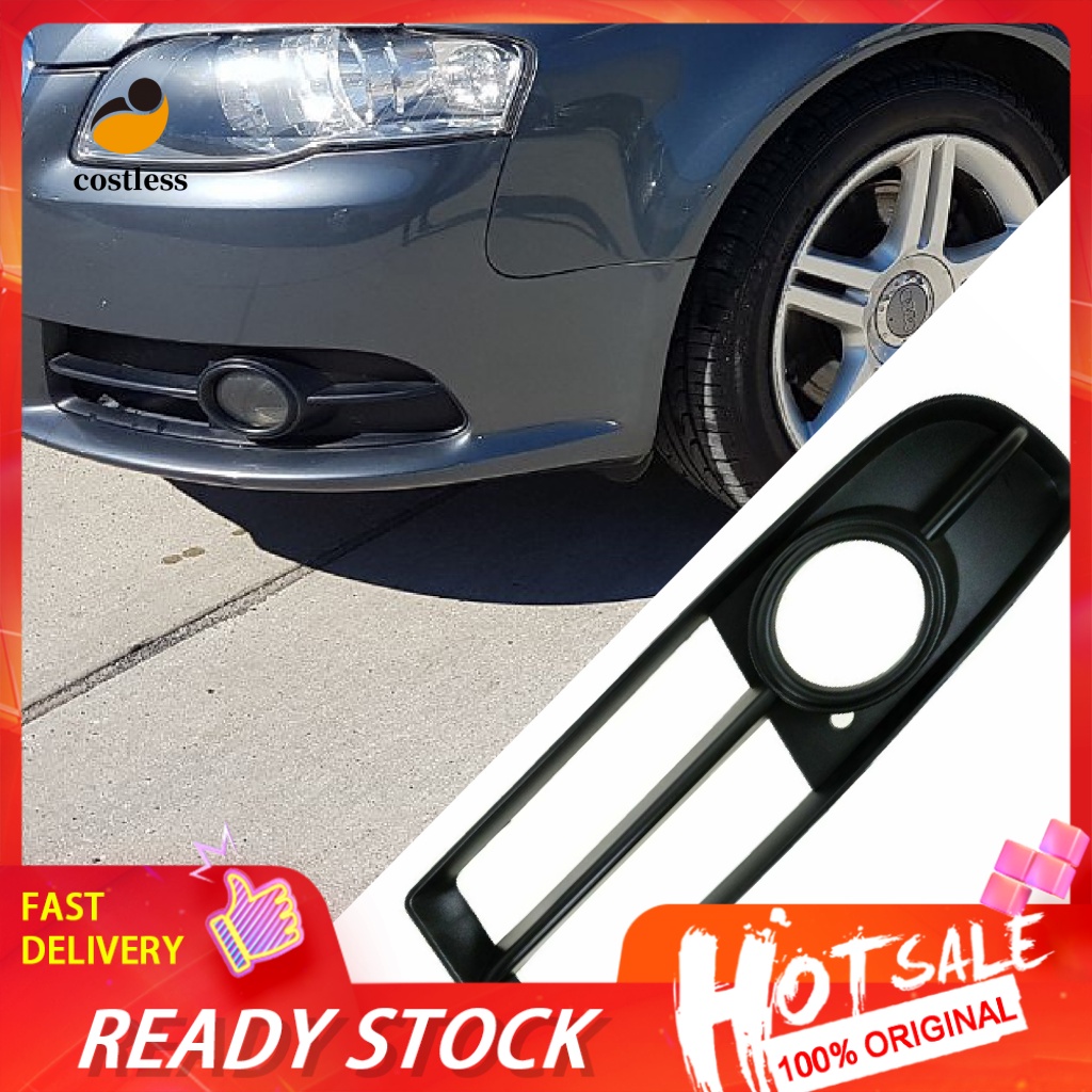 L/R Fog Light Grill Bezel Replacement 8E0807681เอฟ 8อี0807682F สําหรับ Audi A4 B7 05-08 กีฬา
