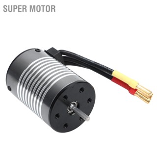 Super Motor 3650 มอเตอร์ไร้แปรงความเร็วสูงแรงบิดขนาดใหญ่กันน้ำ 3500KV สำหรับรถ RC 1/8 1/10