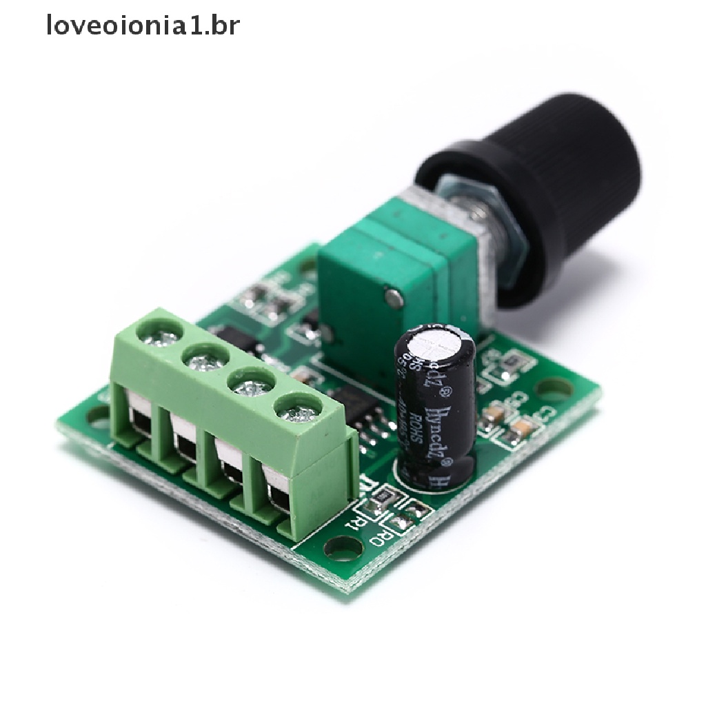 Loveoionia1 DC ใหม่ 1.8V 3V 5V 6V 12V 2A มอเตอร์แรงดันต่ํา ควบคุมความเร็ว PWM br