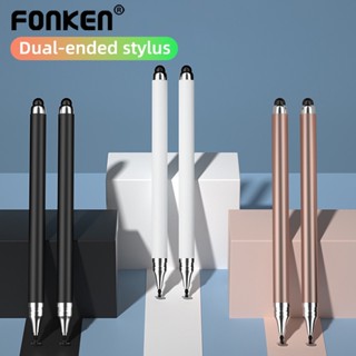 Fonken 2 In 1 ปากกาสไตลัส แท็บเล็ต วาดภาพ ดินสอ Capacitive สําหรับสมาร์ทโฟน Android i-Pad i-Phone