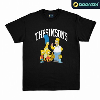 oversize T-shirt Bearstix - เสื้อยืด พิมพ์ลายการ์ตูน The Simpsons Kaos สไตล์สตรีท S-5XL