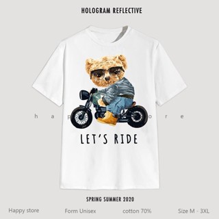 Super cute Teddy Ride Bear T-shirt_02