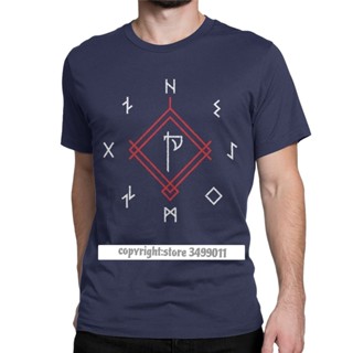 Cotton T-Shirt Men God Of War Game Runes Tshirt Pure Clothes Vintage Round Collar Tee Shirt Tee Shirt_02