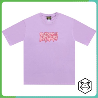 Drew House Justin Bieber Dissolving Ice Cream Short Sleeve Round Neck T-Shirt jERf ผ้าฝ้าย 100%_01