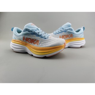 HOKA ONE ONE Bondi 8 Light cushioning long distance road running shoes Yuhuang36-45