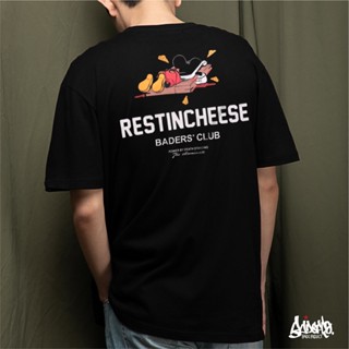 Just Say Bad ® เสื้อยืดลาย รุ่น Cheese &amp; Cheese สีดำ  ( ลิขสิทธิ์แท้ ) แขนสั้น เสื้อยืดชาย หญิง M L XL 2XL  TS