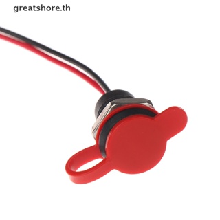 Greatshore ซ็อกเก็ตชาร์จ USB-C 2Pin กระแสไฟสูง พร้อมน็อต PH2.0 ตัวเมีย USB Type-C Type C กันน้ํา พร้อมสายเคเบิล JST TH