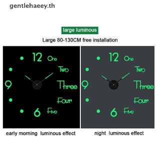 Gg นาฬิกาแขวนผนังดิจิทัล เรืองแสง 100 ซม. เสียงเงียบ ขนาดใหญ่ DIY TH