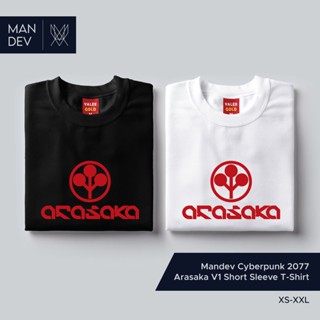 Mandev Cyberpunk 2077 Arasaka V1 Short Sleeve T-Shirt_12