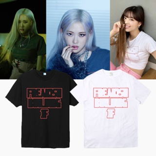 &lt;พร้อมส่ง&gt; เสื้อยือสกรีน FREAKISH BUILDING (BLACLPINK ROSE)(ITZY YUNA) (S - 2XL)_09