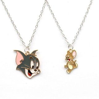 สร้อยคอ จี้การ์ตูน Tom and Jerry สไตล์ฮิปฮอป ฮาราจูกุ ของขวัญ DIY สําหรับผู้ชาย ผู้หญิง