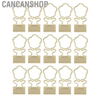 Cancanshop 15Pcs Mini Binder Clips Paper Binder Clips Binder Clips Paper Clamp For