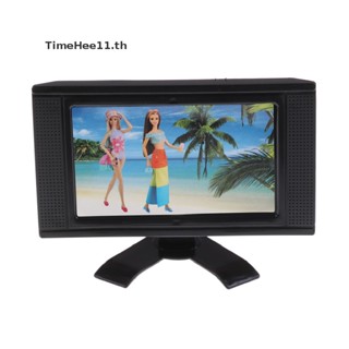 Timehee เฟอร์นิเจอร์ทีวี LCD อุปกรณ์เสริม สําหรับบ้านตุ๊กตา 1 ชิ้น