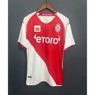 เสื้อกีฬาแขนสั้น ลายทีมชาติฟุตบอล Monaco 23 Monaco คุณภาพสูง ไซซ์ S - XXL