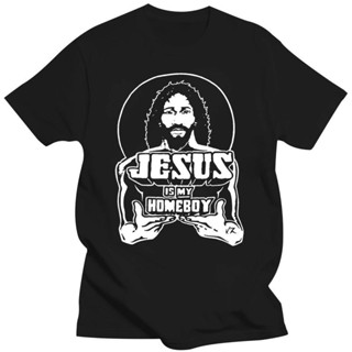 men t shirt Mens Clothing The Original Jesus Is My Homeboy Black Harajuku Funny Tee Shirt