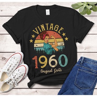 เสื้อยืด ลาย Rosie 1960 62 ปี 62Nd สไตล์วินเทจ ของขวัญวันเกิด สําหรับแม่ ภรรยา 60