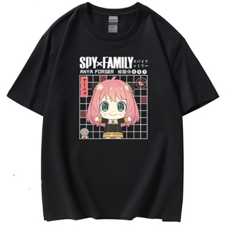 เสื้อ Spy X Family Tshirt Kawaii Anime Cute Manga Tops Harajuku Cartoon Tee For Young Otaku Tee_03