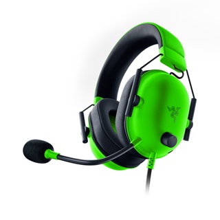 COINSคืน15%⚡FB9JMZV6⚡ RAZER BLACKSHARK V2 X สีเขียว HEADSET (หูฟัง) WIRED ESPORTS HEADSET รับประกัน 2ปี