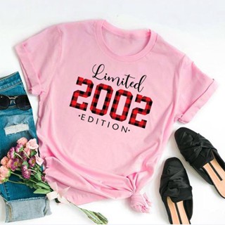 2002 Leopard T Shirt Women Birthday Gift Vintage Tshirt Top Limited Edition Cotton Casual T-Shirt_03