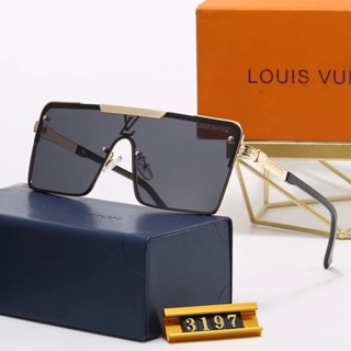 LV ใหม่ แว่นตากันแดด เลนส์โพลาไรซ์ ป้องกันรังสียูวี หรูหรา แฟชั่น สําหรับผู้ชาย และผู้หญิง UV400