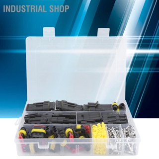 Industrial Shop 352Pcs ขั้วต่อสายไฟรถยนต์กันน้ำ HID Saled Connect Terminal Blocks Set