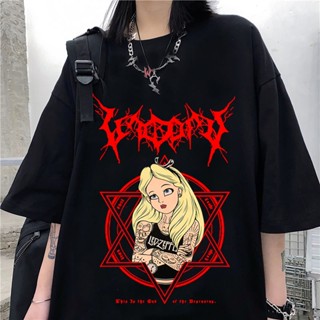 Disney Y2k Goth Graphic T shirts Anime Plus Size Women Clothing Short Sleeve Tees Gothic Harajuku Summer Oversized _01