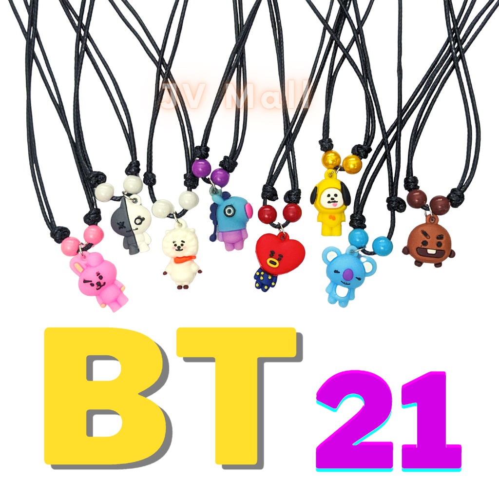 BTS NECKLACE BT21 3D NECKLACE สร้อยคอเด็ก