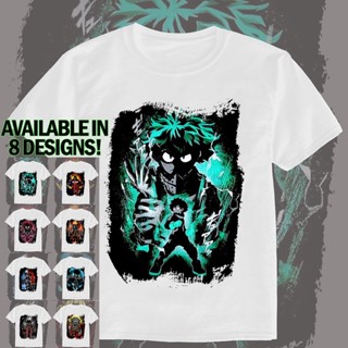 [003] My Hero Academia MHA Front Design Anime/Manga White T-Shirt Free Size Oversize Unisex_04