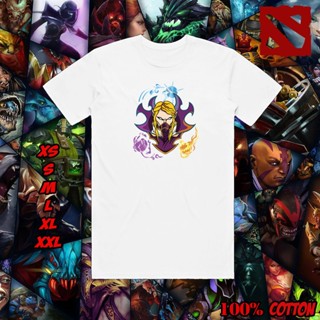 Tee เสื้อตราหานคู่ DOTA 2 การป้องกันของโบราณ Invoker การออกแบบศิลปะเย็น Gamer เสื้อเกม (D8) =70_04