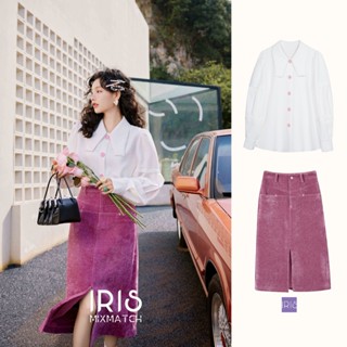 【พร้อมส่ง】「สินค้าลิขสิทธิ์แท้」Iris Boutique IS2381396-IK2381397 Sakura shirt-skirt เสื้อผ้าแฟชั่นผู้หญิง กระโปรง