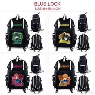 Kira BLUE LOCK กระเป๋าเป้สะพายหลัง อเนกประสงค์ กันน้ํา ระบายอากาศ จุของได้เยอะ แฟชั่นสําหรับผู้หญิง และผู้ชาย