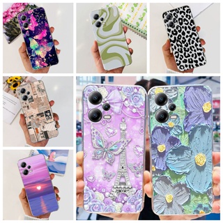 ใหม่ล่าสุด เคสโทรศัพท์มือถือ ซิลิโคนนิ่ม TPU ลายดอกไม้ สําหรับ Xiaomi Poco X5 X 5 Pro 5G POCOX5 X5Pro 2023