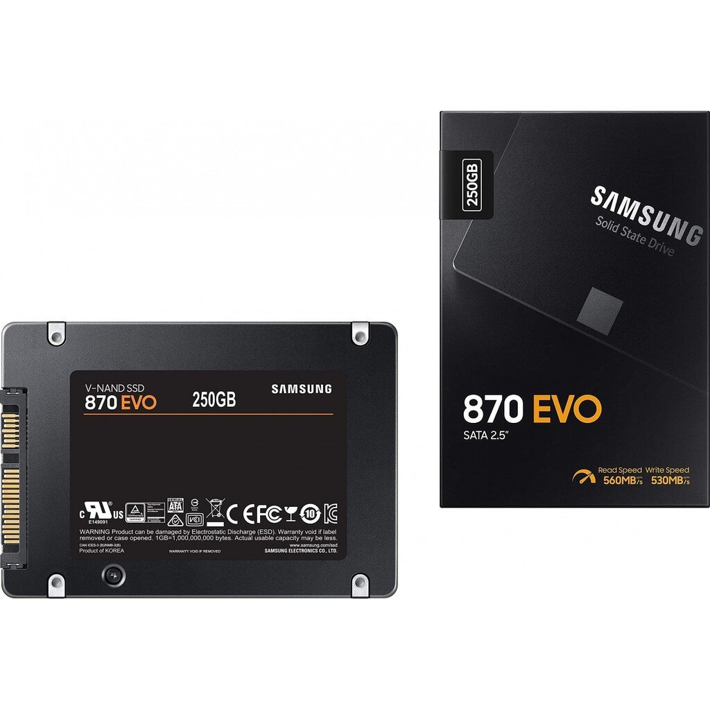250 GB SSD SATA SAMSUNG 870 EVO (MZ-77E250BW)