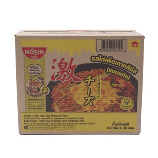 นิสชินซองรสไก่เผ็ดเกาหลีชีส X 60 ก.30NISSIN KOREAN HOTCHICKENCHEESE60G.X30