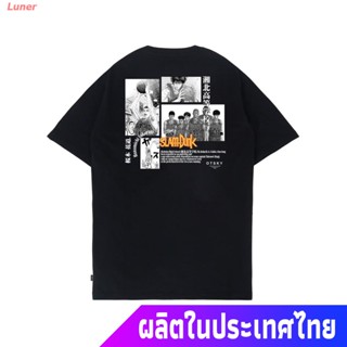 เสื้อยืดโอเวอร์ไซส์ เสื้อยืดผู้ชายและผู้หญิง Otsky เสื้อยืด Slam Dunk Hanamichi ซากุระสีดํา X U1041y - 9C Sports T-_09