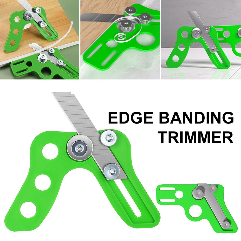 703 ขอบแถบ Trimmer ใบมีดพับได้ Veneer ขอบเครื่องมือตัดวีเนียร์ Edge Trimmer เครื่องตัดไม้คู่มือตัดเครื่องมือ q_r