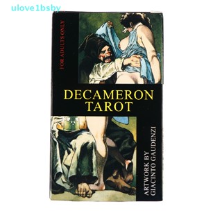 Ulove1bsby ไพ่ทาโรต์ Decameron สําหรับงานปาร์ตี้