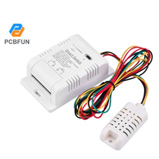 Pcbfun TYTHE-D2 AC85-250V 16A สวิตช์อุณหภูมิ และความชื้น วงจรไฟฟ้าอัจฉริยะ ลายกราฟฟิติ APP