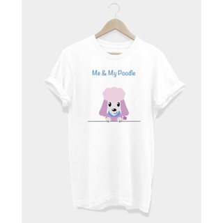 เสื้อยืดลายหมา พุดเดิ้ล Me &amp; My Poodle_01