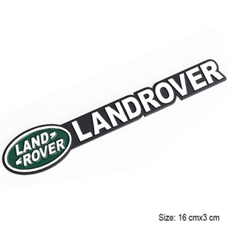 สติกเกอร์โลหะ ลายโลโก้ Land Rover สําหรับติดตกแต่งรถยนต์