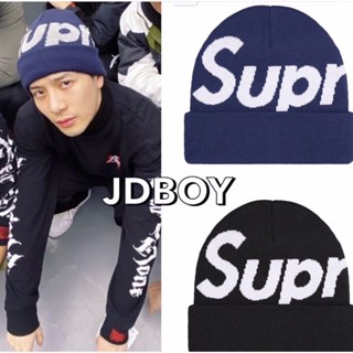 💥สินค้าพร้อมส่ง💥 SUPREME LOGO BEANIE ของแท้💯 แบบท่ Jackson Wang ใส่