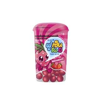 ลอตเต้กัม 15 ฟูเซ็นโนมิ สตรอเบอรี่ก.LOTTE GUM FUSENNOMISTRAWBERRY15G.