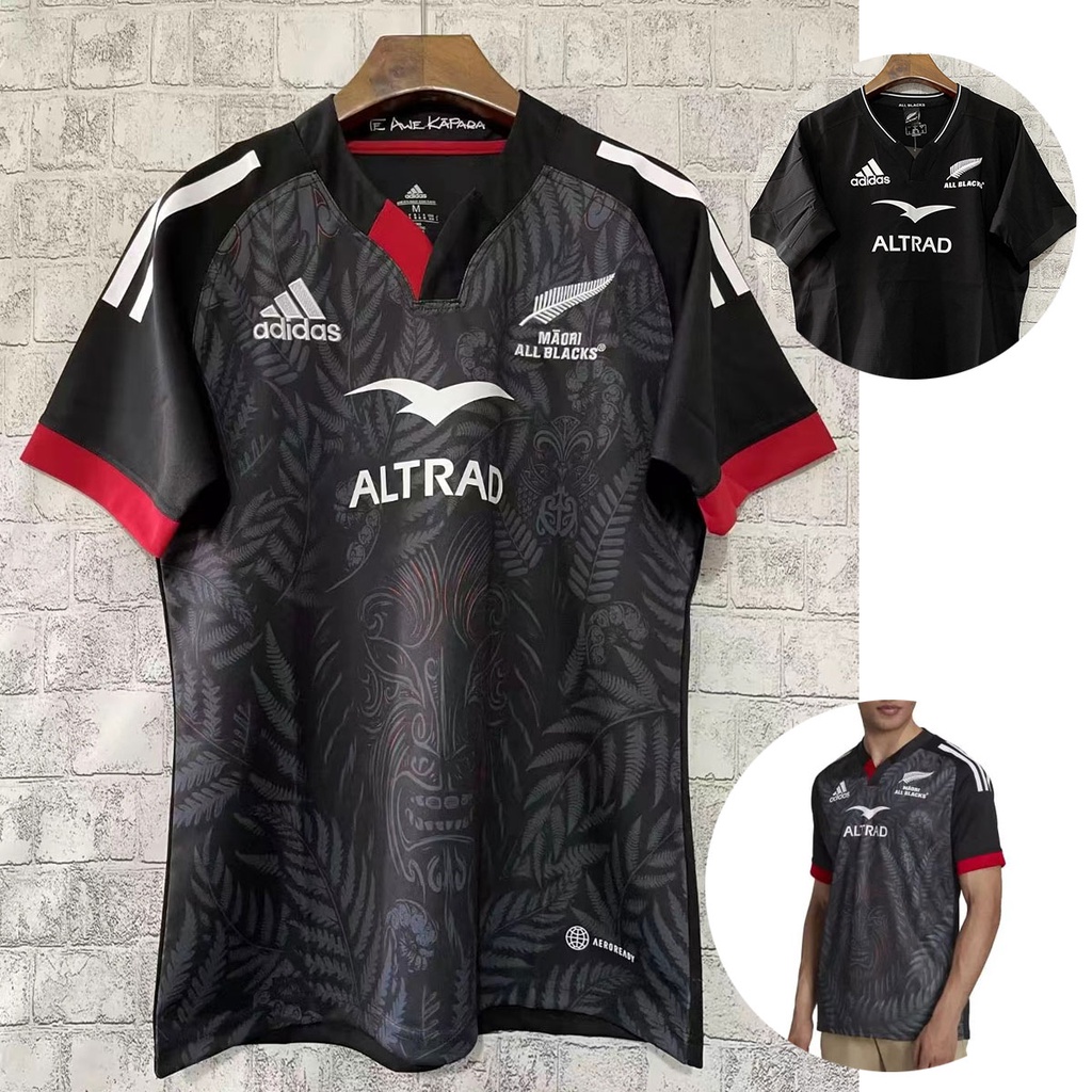 2022 2023 All Blacks Maori Rugby Jersey เสื้อรักบี้นิวซีแลนด์ Size S ถึง 5XL