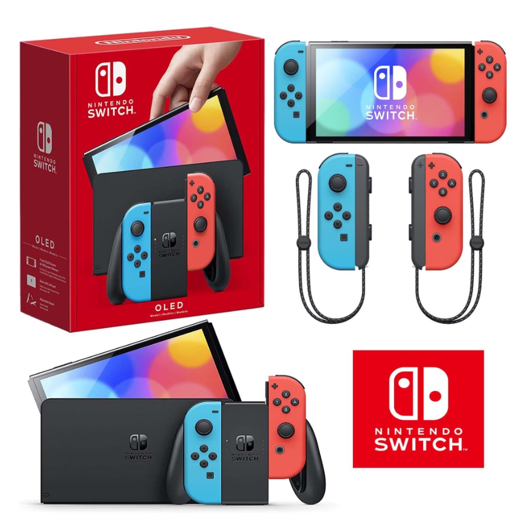 🎮มีส่งด่วน💨  NINTENDO SWITCH OLED MODEL NEON BLUE- RED / WHITE นินเทนโด้ เครื่องเกมคอนโซล  ประกันศูนย์ไทย 1 ปี